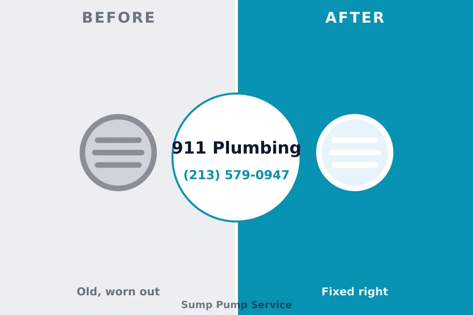 Before and after: plumbing repair New Canaan, CT